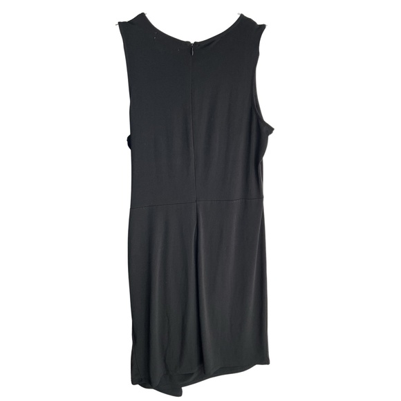 MICHAEL KORS Sleeveless Midi Dress Black Size Large - Picture 3 of 4